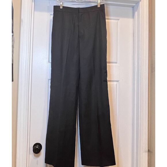NEW Gurjot NY Womens Dress Pants 6 Charcoal Trousers Wool Silk Lining Tailored - Picture 10 of 10